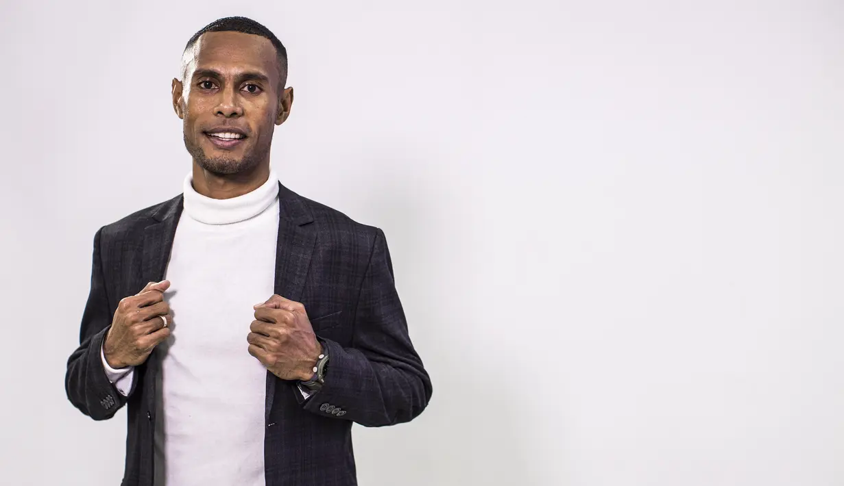 Pemain Persebaya Surabaya, Ruben Sanadi, saat hadir pada Indonesian Soccer Awards 2019 di Studio Indosiar, Jakarta, Jumat (10/12). Acara ini diadakan oleh Indosiar bersama APPI. (Bola.com/Vitalis Yogi Trisna)