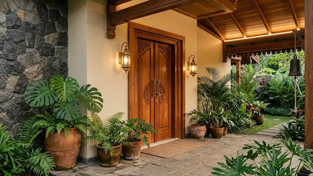 Warna Cat Pintu Cantik yang Bikin Rumah Terlihat Mahal/AI Generated