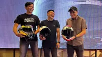 RSV Helmets resmi merilis dua produk helm terbaru mereka, yakni FFS21 dan RSV Classic Helmets. (Septian/Liputan6.com)