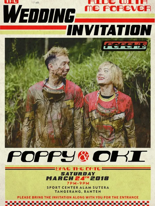 Ahmad Gussaoki akan menggunakan adat Sunda Modern pada saat akad. Untuk resepsi nikah, keduanya sepakat memilih konsep internasional. Seperti diketahui, Oki resmi melamar Poppy Sovia pada Desember 2017 silam. (Instagram)