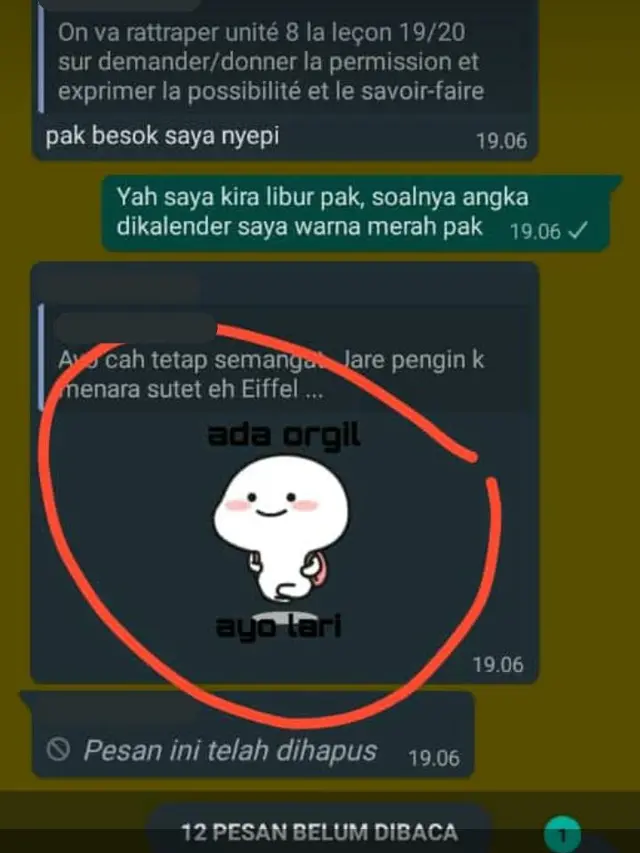 6 Chat Salah Kirim Stiker di WhatsApp Ini Bikin Deg-Degan