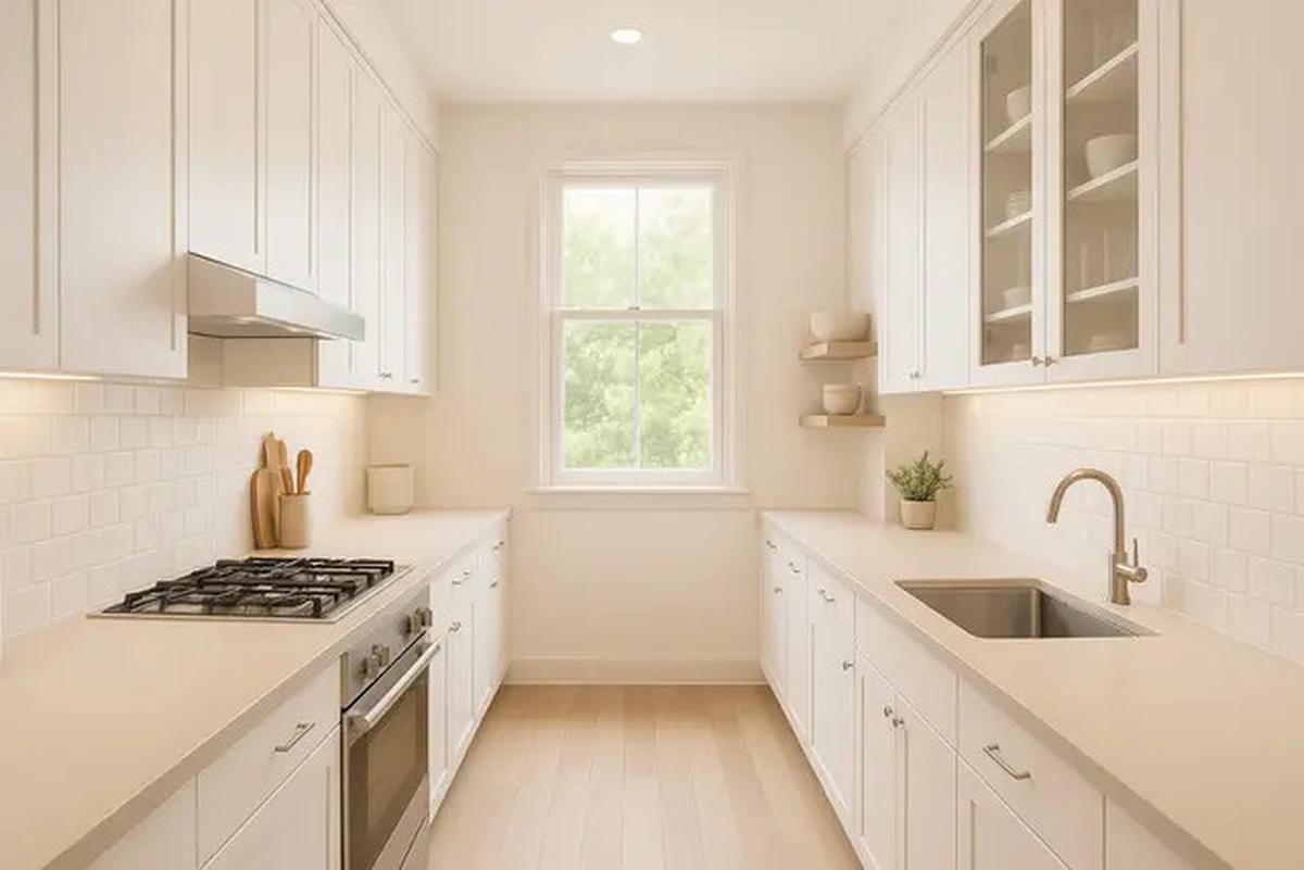 10 Model Dapur Sempit dengan Kabinet Minimalis 2025, Bikin Rumah Mungil Lega