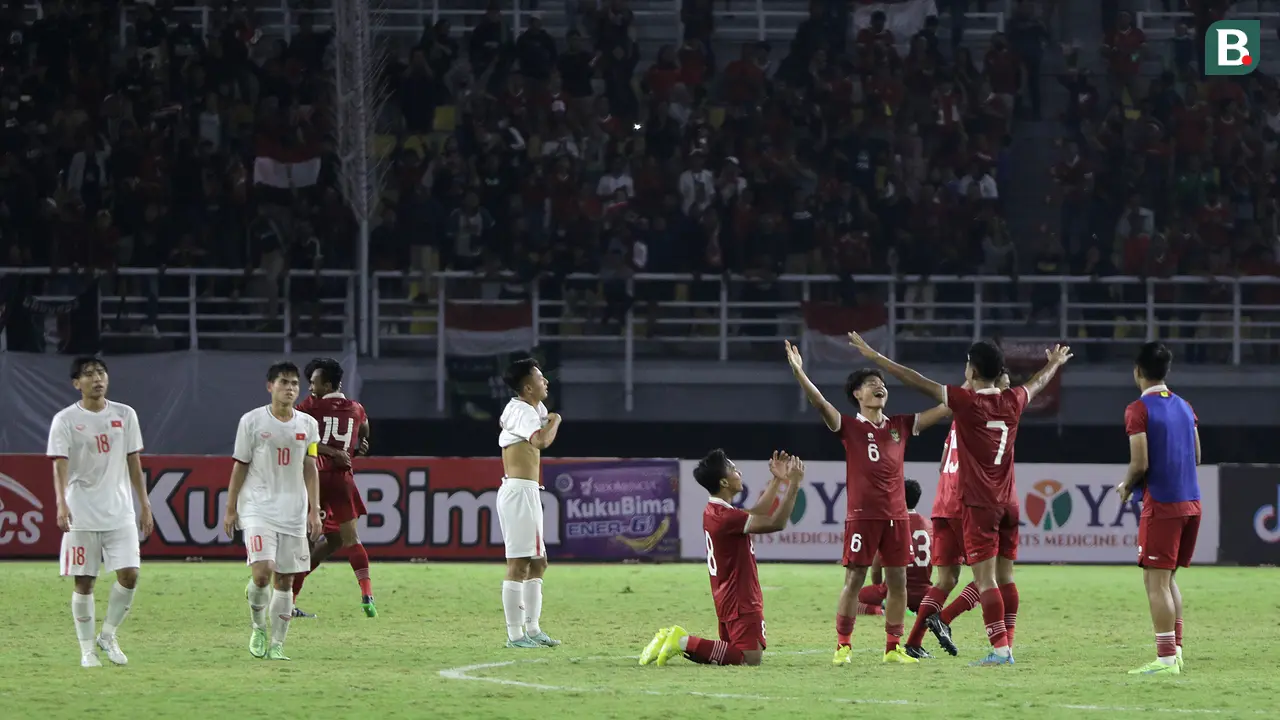 Selebrasi Pemain Timnas Indonesia U-20