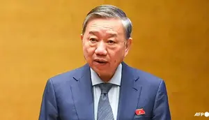 Partai Komunis Vietnam telah mencalonkan Menteri Keamanan Publik To Lam, yang terlihat di sini pada bulan Desember 2023, untuk menjadi presiden baru negara tersebut (AFP/File)