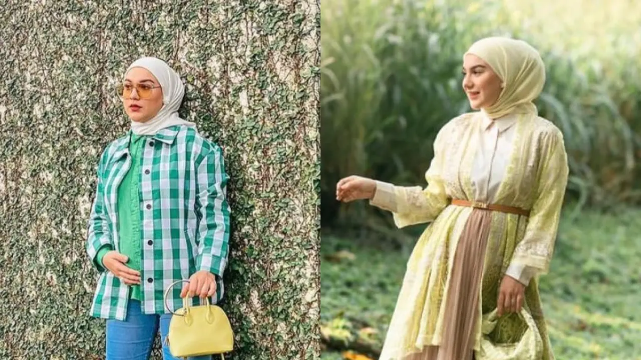 7 Potret OOTD Bumil Irish Bella yang Selalu Tampil Cantik dan Stylish
