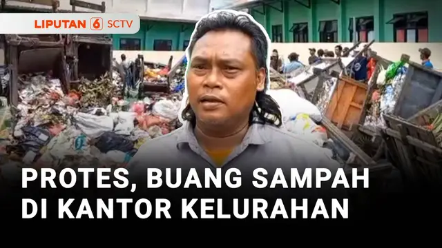 Saat Kantor Kelurahan Kebalen Jadi Lokasi Pembuangan Sampah Dadakan