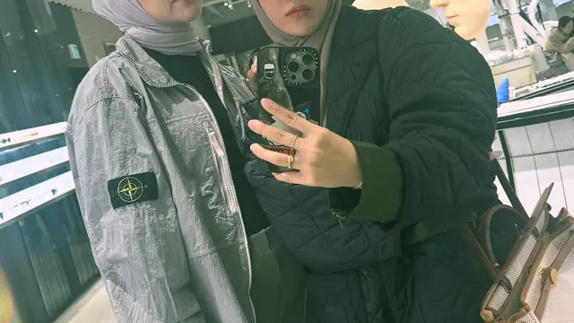 Nina Zatulini Liburan ke Korea Selatan bersama Natasha Rizki. [@natasharizkynew]