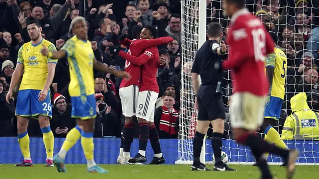 Foto: Aksi 30 Menit Rashford Bawa MU Tumbangkan Nottingham, Setan Merah Melaju ke Babak Final Carabao Cup 2022/2023