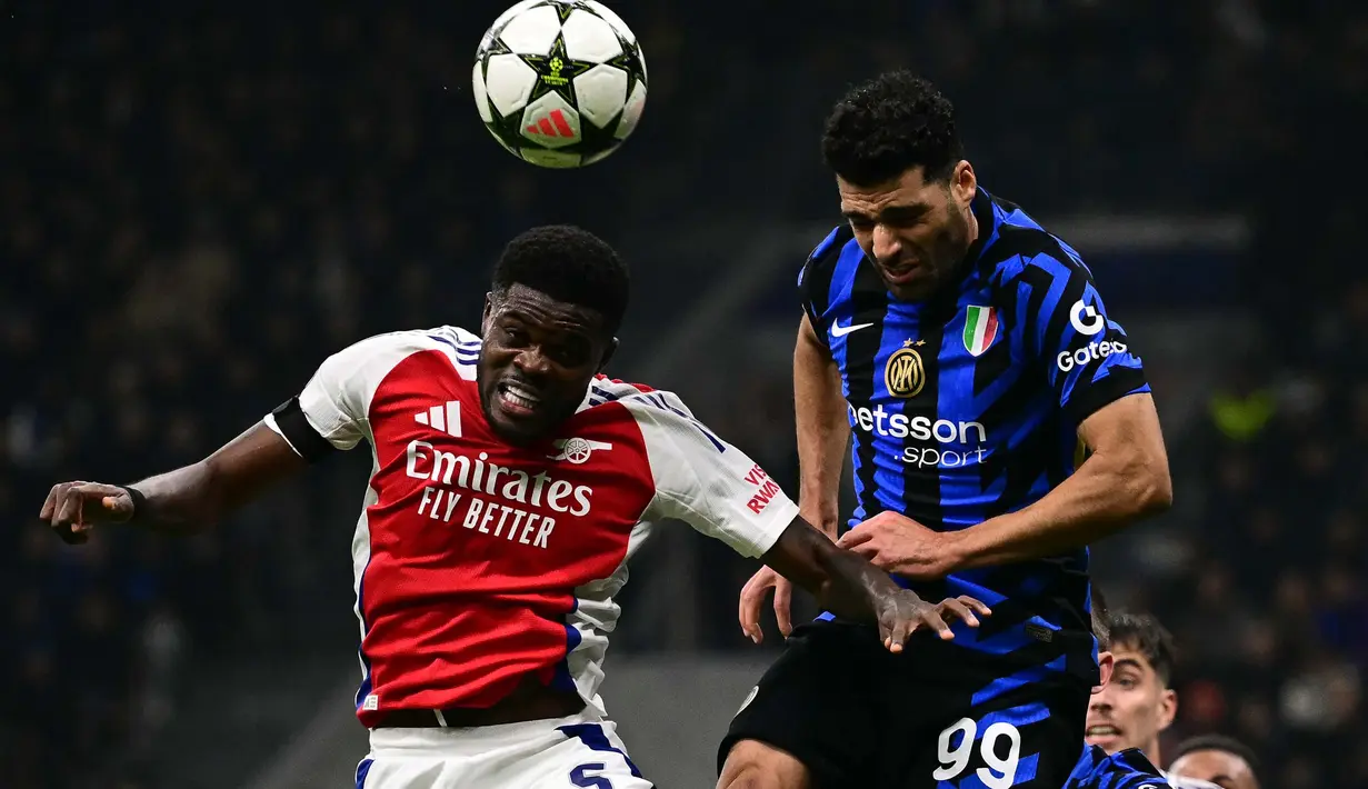 Hingga peluit panjang dibunyikan, skor 1-0 untuk keunggulan Inter Milan tidak berubah. (Marco BERTORELLO/AFP)
