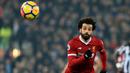 2. Mohamed Salah (Liverpool) - 24 Gol (1 Penalti). (AFP/ Lindsey Parnaby)