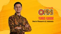 Yunus Karim, Head of Research JLL Indonesia. (Liputan6.com/Abdillah)