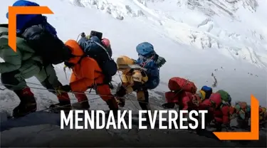 Seorang pendaki asal India Rizza Alee membagikan rekaman video-nya saat mendaki gunung everest. Ia menyebutnya sebagai pengalaman gila karena banyaknya antrian pendaki menunggu giliran menuju puncak gunung.