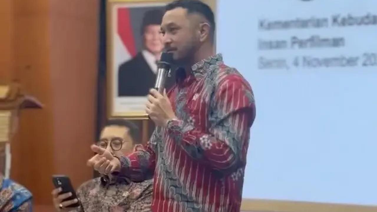 6 Potret Giring Dampingi Menteri Fadli Zon Dengar Aspirasi Para Seniman, Ingin Majukan Film Indonesia