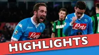Napoli 3-1 Sassuolo, Higuain Tambah Koleksi 2 Gol