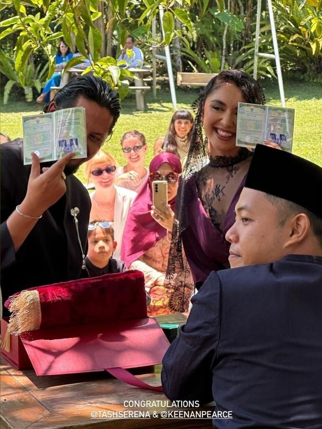 Keenan Pearce dan Tasha Serena