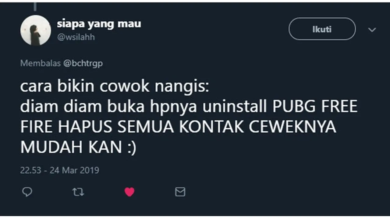 cara cowok nangis