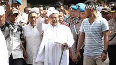 Penyidik Ditreskrimsus Polda Metro Jaya merampungkan pemeriksaan terhadap pemimpin Front Pembela Islam (FPI) Rizieq Shihab