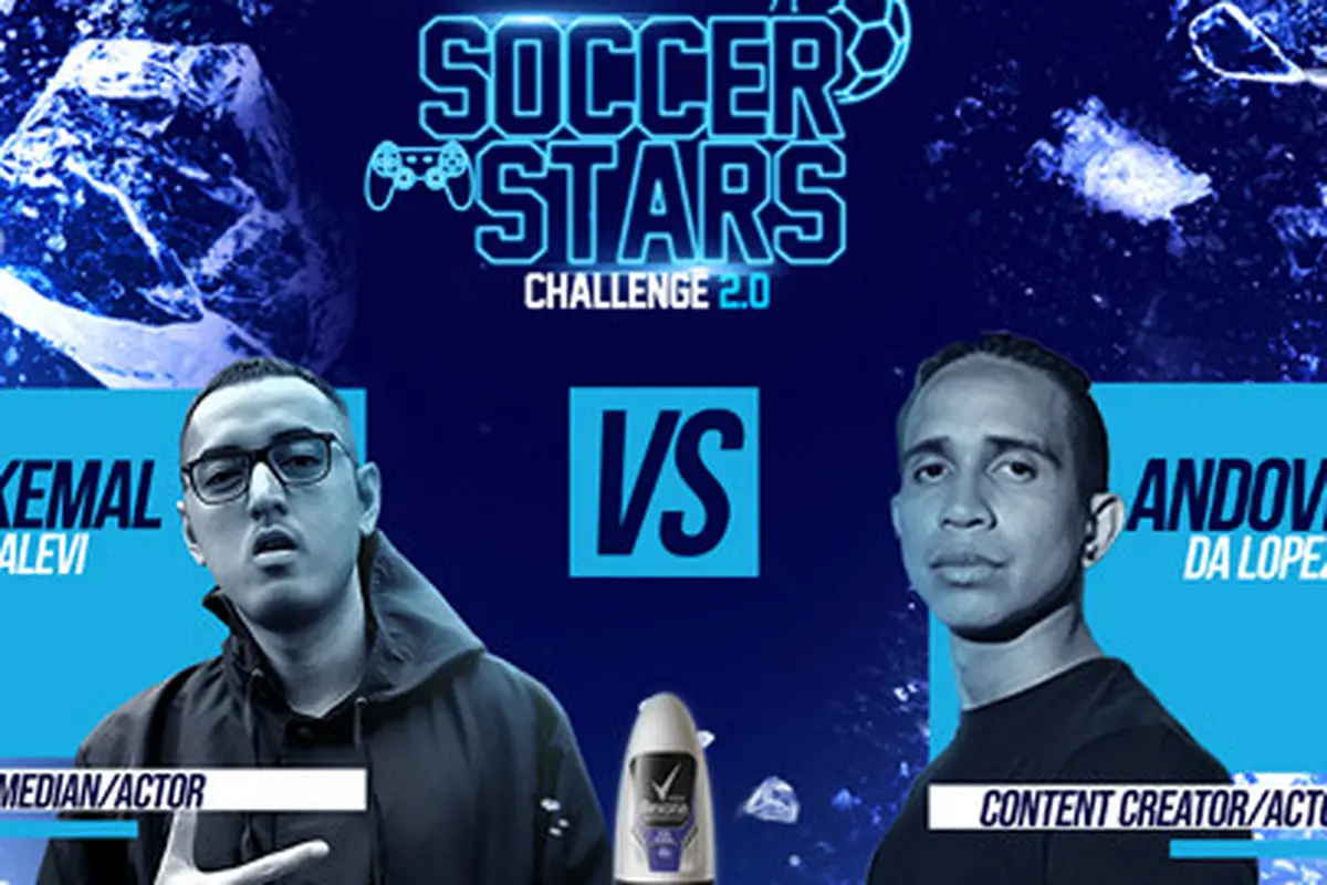 Duel Sengit Duo Selebriti, Andovi vs Kemal Tanding Game FIFA Soccer Stars Challenge 2.0 
