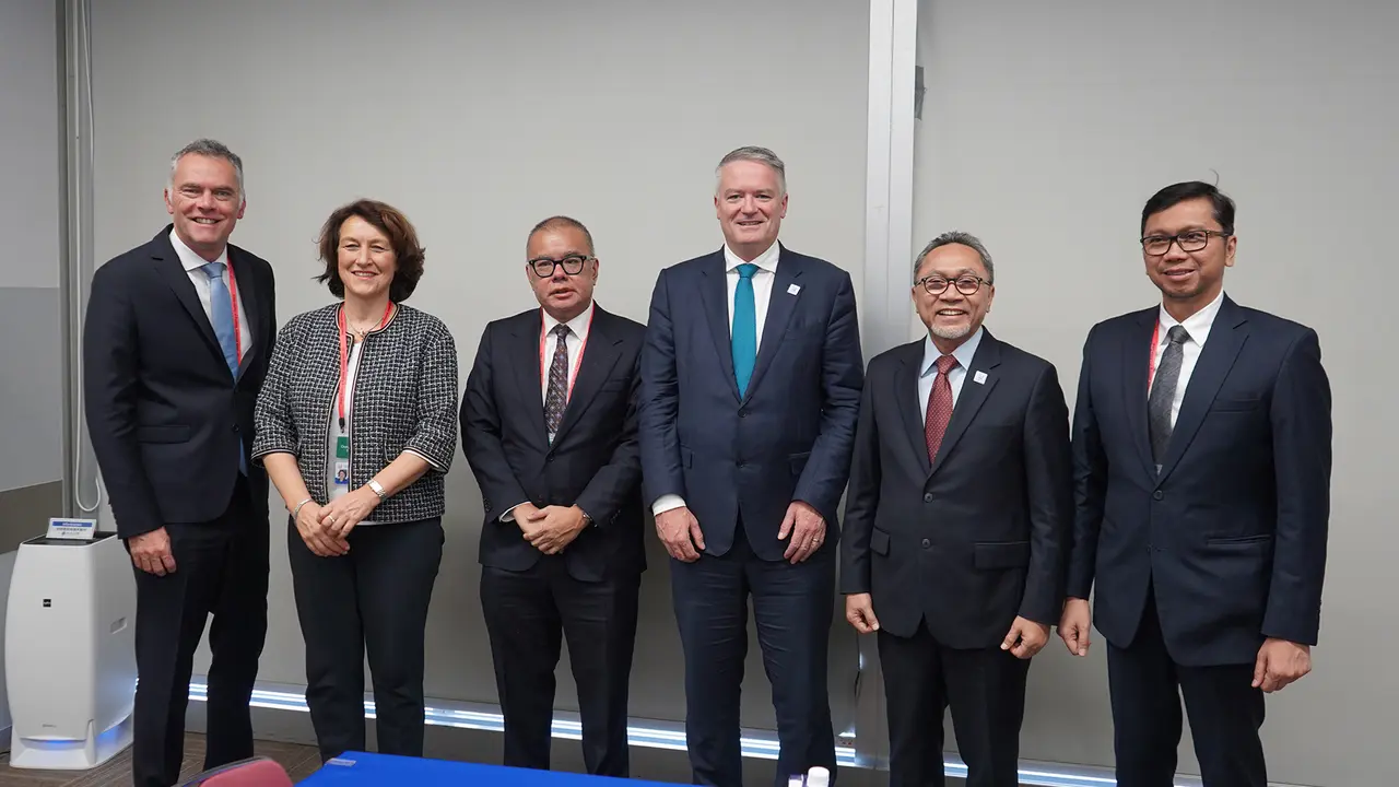 Menteri Perdagangan Zulkifli Hasan melakukan pertemuan dengan Sekretaris Jenderal OECD Mathias Cormann di Osaka, Jepang, pada Sabtu (28/10).
