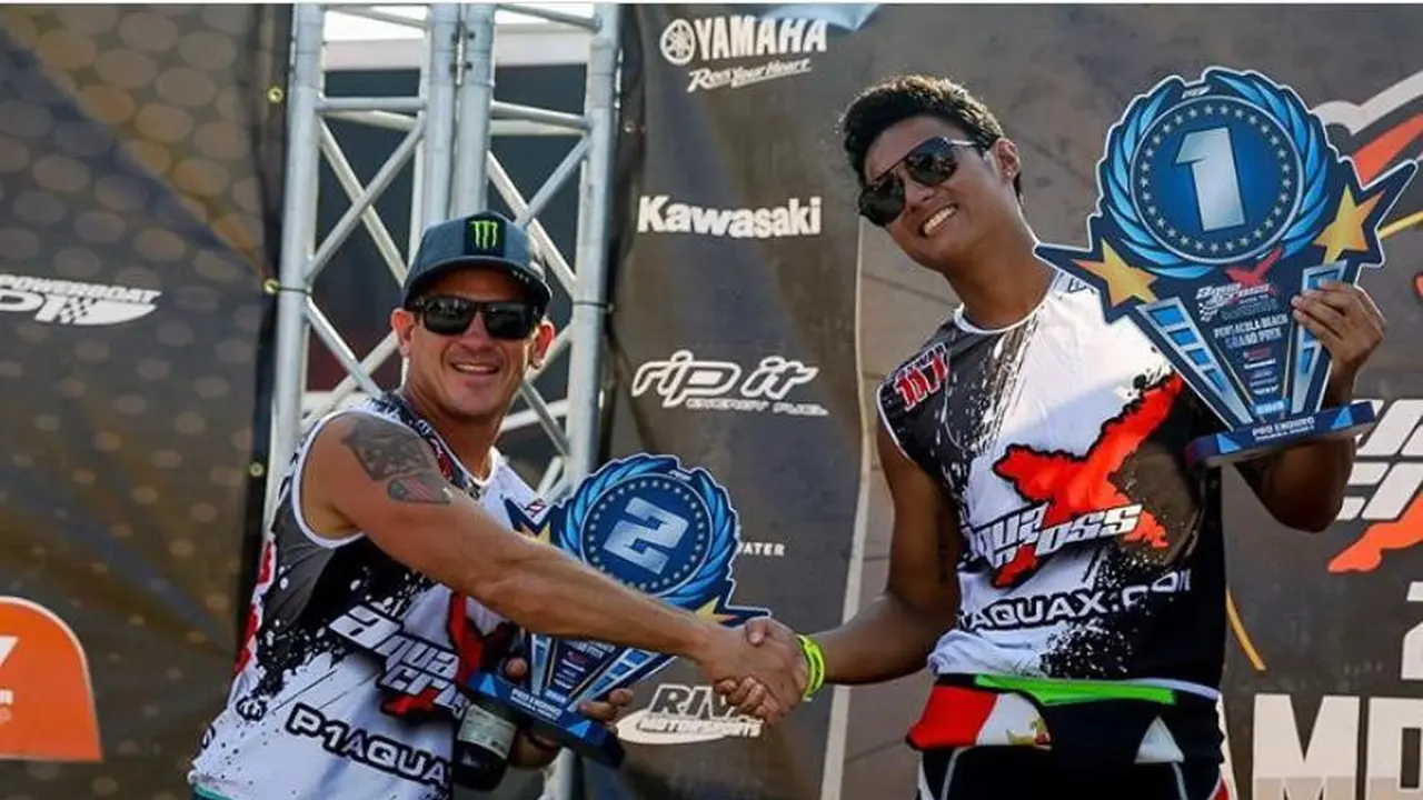 Atlet Jetski Indonesia Aqsa Sutan Aswar Juara di Amerika Serikat