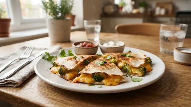 Quesadilla Isi Keju dan Sayuran