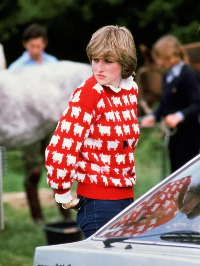 Sweater Motif Kambing Hitam Putri Diana Ditemukan Tak Sengaja di Loteng Desainer, Penuh Simbol Hubungannya dengan Charles