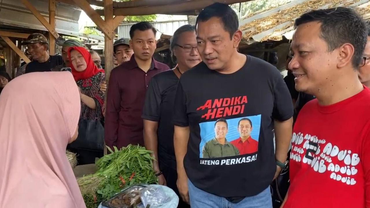 Blusukan Bareng Aaf di Pekalongan, Hendi Tepis Isu Pemilih Terbelah di Pilgub Jateng