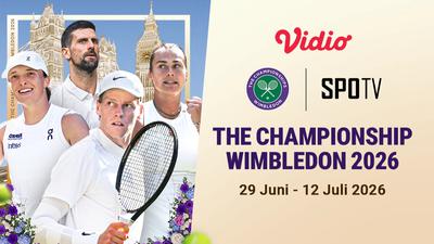 Nonton Wimbledon 2026: Menjadi Warisan Abadi Live Hanya di Vidio