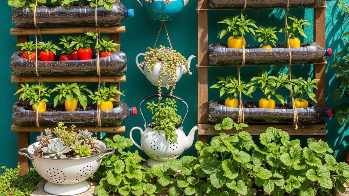 7 Ide Kebun Buah Kombinasi Dekoratif dari Barang Bekas Dapur untuk Ibu-ibu PKK