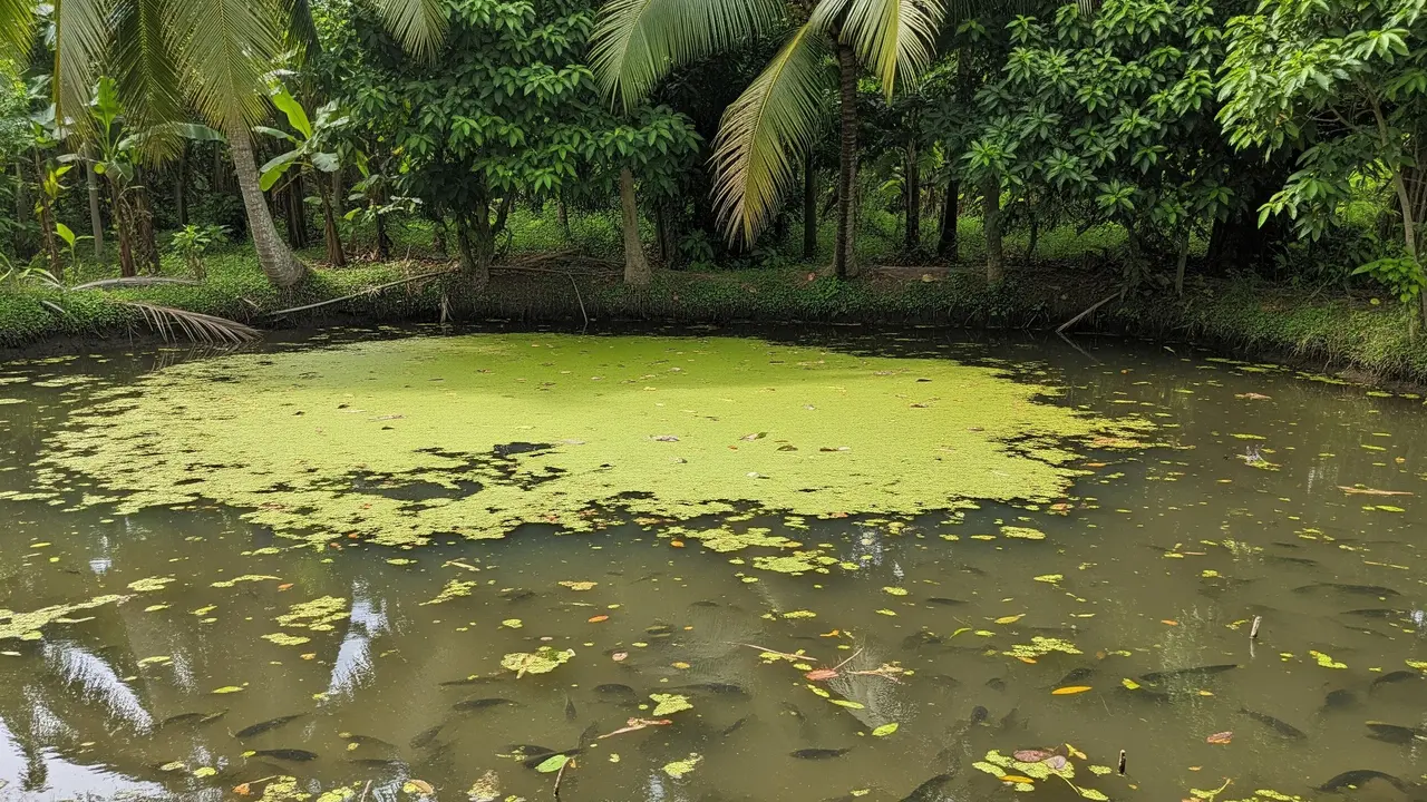 Trik Membersihkan Kolam Ternak Ikan Tanpa Menguras