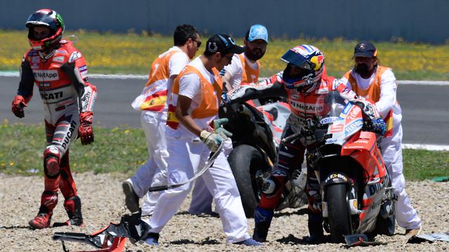 Insiden Tabrakan Beruntun di MotoGP Spanyol