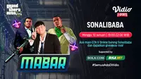 Main bareng GTA V bersama Sonalibaba, Minggu (10/1/2021) pukul 19.00 WIB dapat diskaksikan melalui platform Vidio, laman Bola.com, dan Bola.net. (Dok. Vidio)