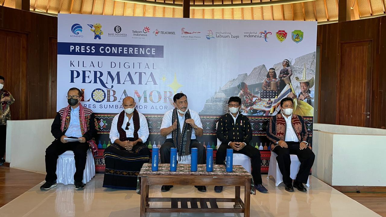 Acara puncak Gerakan Nasional Bangga Buatan Indonesia yang dilaksanakan di Puncak Waringin, Labuan Bajo, Nusa Tenggara Timur, Jumat, 18 Juni 2021. (Foto Istimwah)