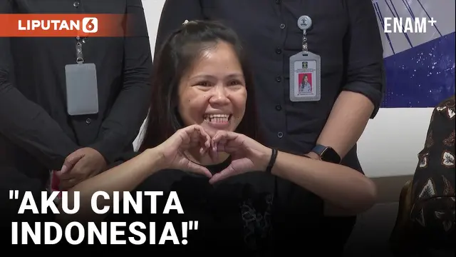 VIDEO: Wajah Bahagia Mary Jane Pulang ke Filipina