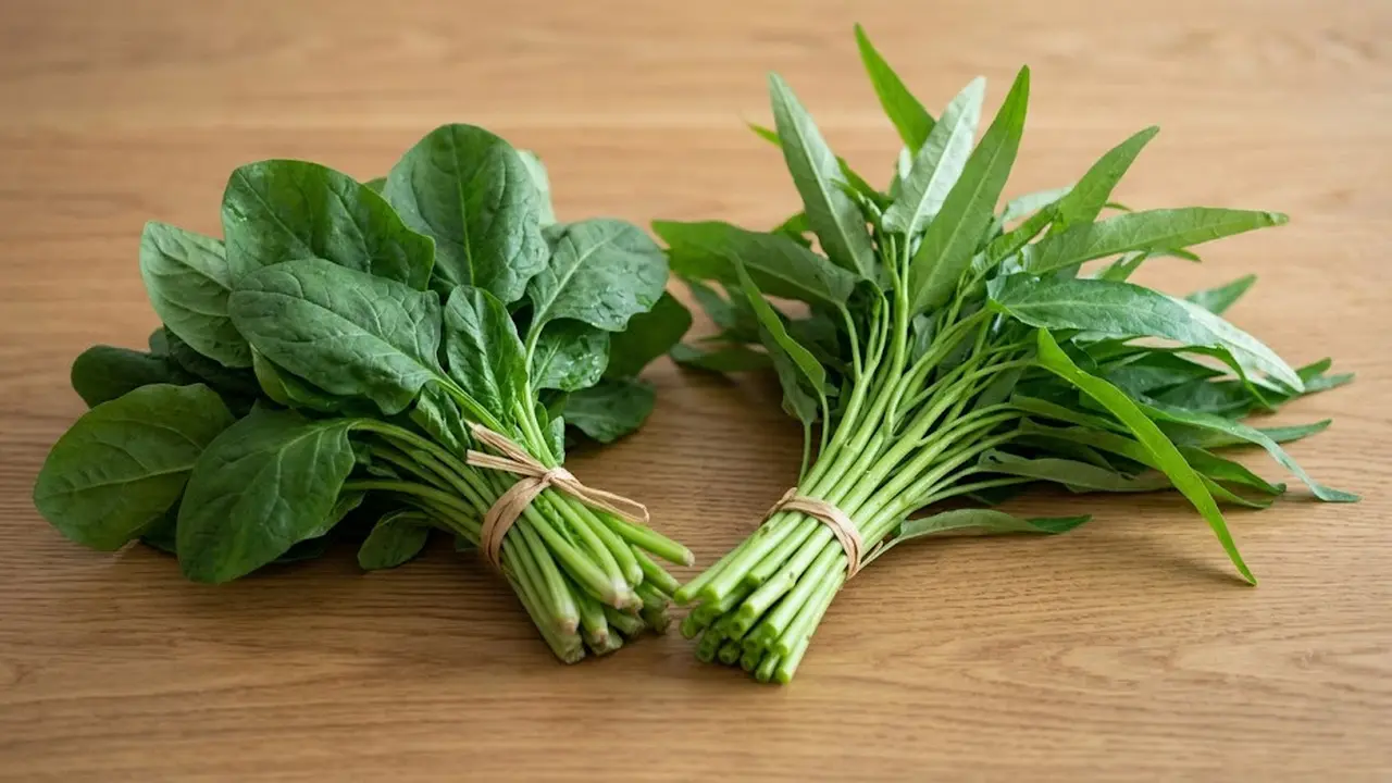 Bayam dan Kangkung