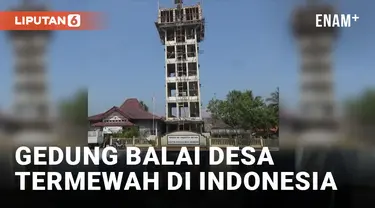 Viral! Gedung Balai Desa Berlantai 8