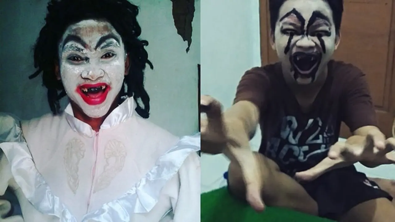 6 Aksi Netizen Tirukan Penampilan Hantu Ivanna Ini Bikin Ngakak