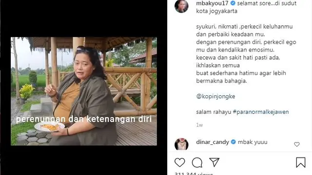 Pesan Mbak You sebelum meninggal dunia