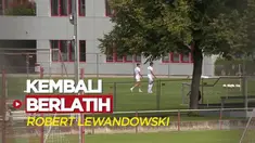 Berita Video, Robert Lewandowski Ikut Berlatih Bersama Bayern Munchen di Latihan Pramusim pada Selasa (13/7/2022)
