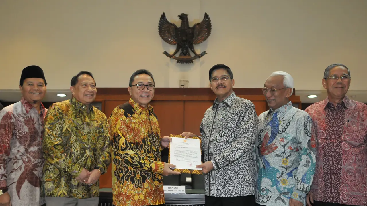 Pimpinan MPR dan Pimpinan Mahkamah Agung