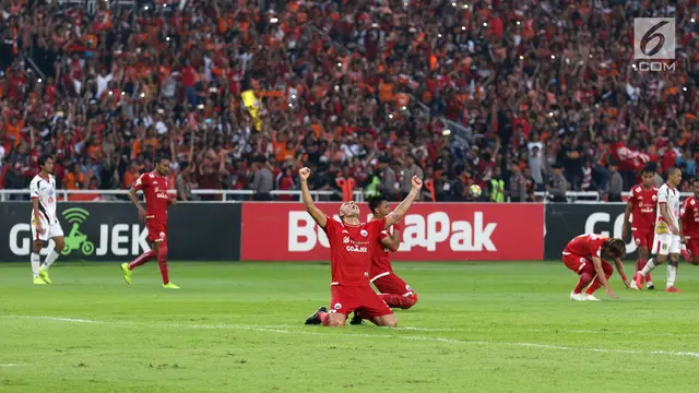 Persija Rengkuh Gelar Juara Liga 1 Indonesia 2018