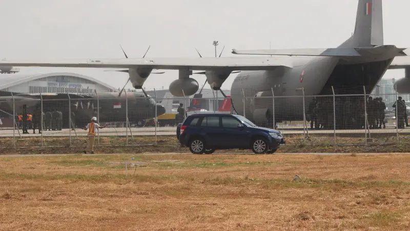 Pesawat angkut militer di Balikpapan