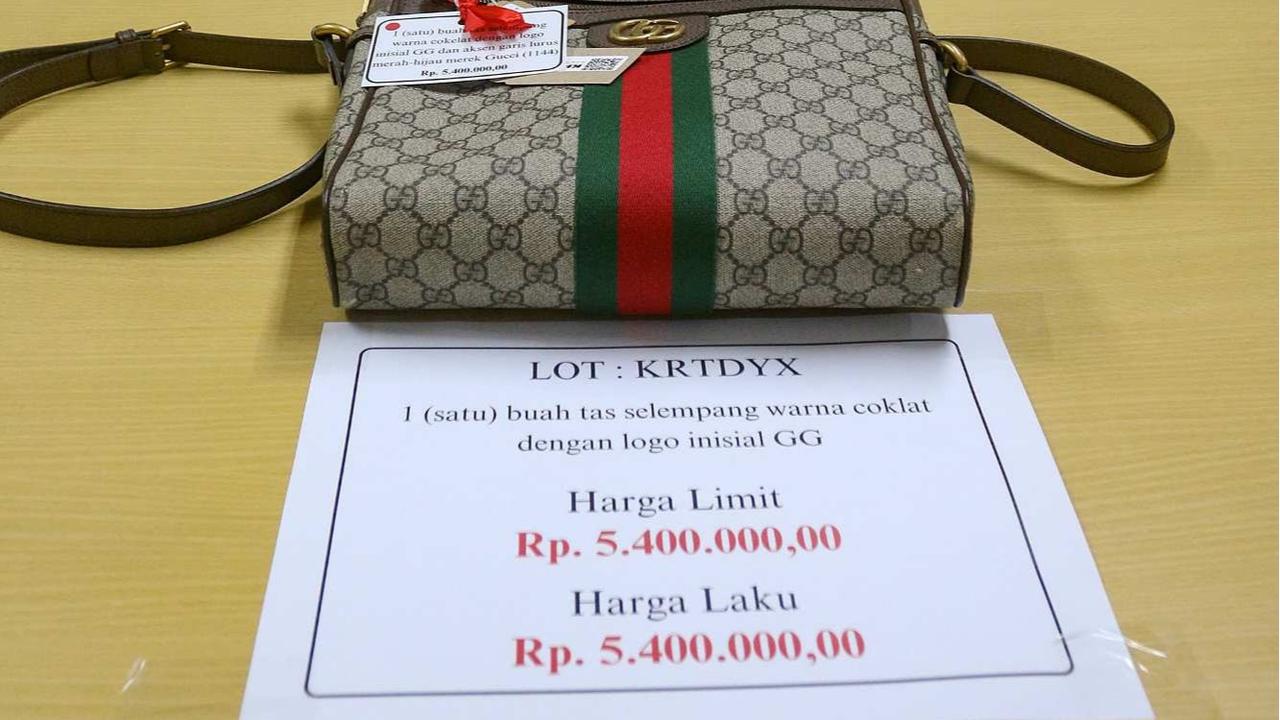 KPK Lelang Barang Rampasan Korupsi