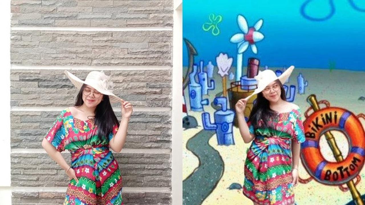 Wanita Ini Minta Fotonya Diedit di Pantai, 5 Hasilnya Bikin Geleng Kepala