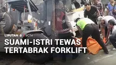 Suami-Istri Tewas Tertabrak Forklift