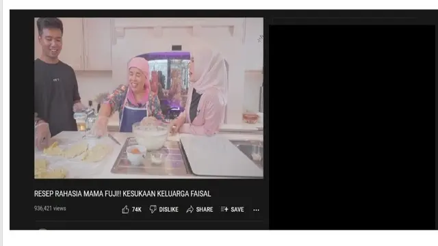Oma Gala Sky Kini Punya Channel YouTube Bernama Mama Fuji
