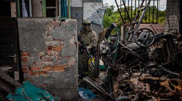 Secercah Harapan dan Ketakutan dari Desa di Ukraina Dekat Perbatasan Rusia-AFP 6