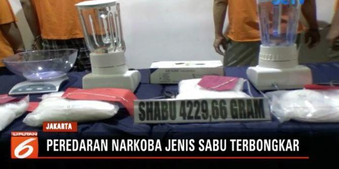 Polres Jaktim Ungkap Peredaran Sabu 4,4 Kilogram