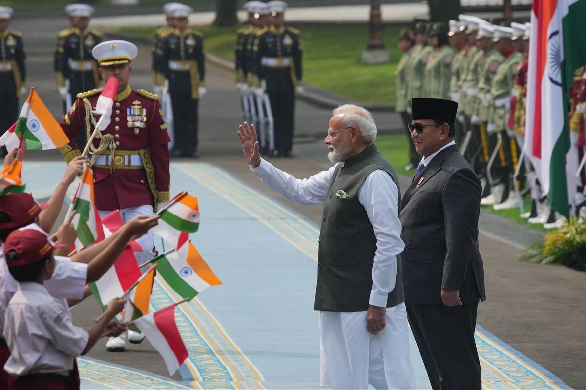 FOTO: Presiden Prabowo dan PM Modi Bahas Penguatan Kemitraan Strategis Indonesia India