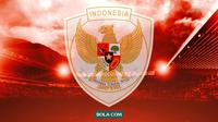 Timnas Indonesia logo. (Bola.com/Wiwig Prayugi)